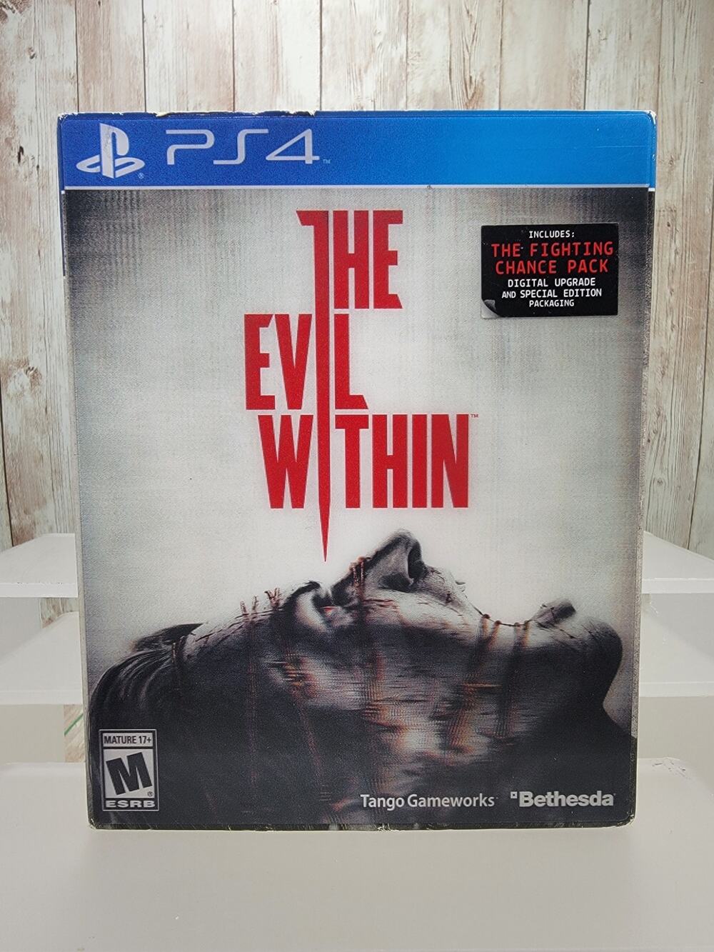 The Evil Within PlayStation 4 Special Edition Lenticular Slipcover Complete
